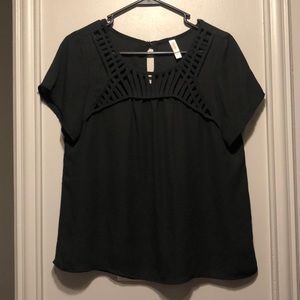 Xhilaration Black Blouse